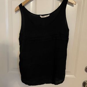 Ruffled dressy tank top